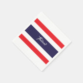 Serviette En Papier Drapeau Thaïlande (Coin)