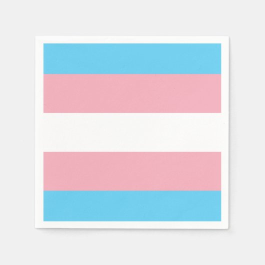 Serviette En Papier Drapeau trans (Devant)