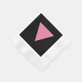 Serviette En Papier Drapeau triangle rose de SlipperyJoe drapeau rose (Coin)