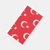Serviette En Papier Drapeau turc (Coin)