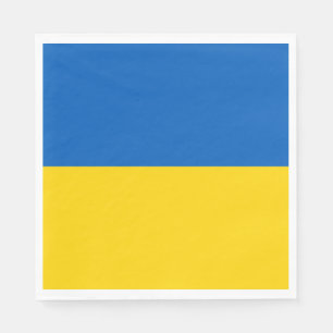 Serviette En Papier Drapeau ukrainien (Ukraine)