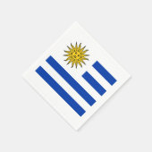Serviette En Papier Drapeau : Uruguay (Coin)