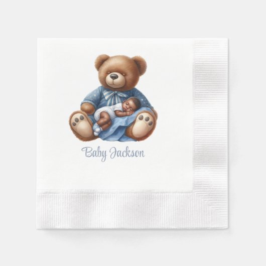 Serviette En Papier Dream Baby Bear Boy (Devant)