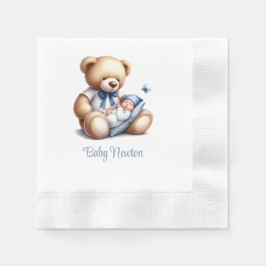 Serviette En Papier Dream Baby Bear Boy (Devant)