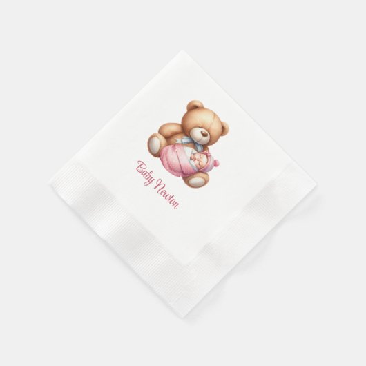 Serviette En Papier Dream Baby Bear Girl (Coin)