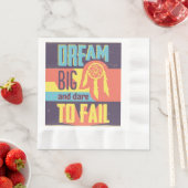 Serviette En Papier Dream Big (En situation)