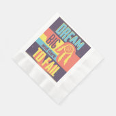 Serviette En Papier Dream Big (Coin)