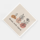 Serviette En Papier Dream. Work. Repeat (Coin)