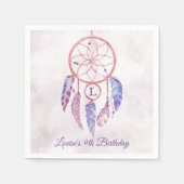 Serviette En Papier Dreamcatcher Sleepover fête d'anniversaire (Devant)