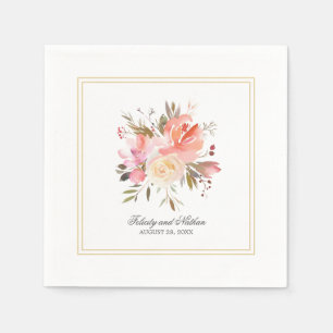 Serviette En Papier Dreamme Floral Mariage Bouquet