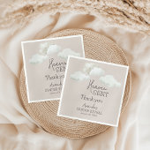 Serviette En Papier Dreamy Beige Neutral Ciel Envoyé Genre Révélation