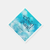 Serviette En Papier Dreamy Blue Sky Cloud Neuf fête d'anniversaire (Coin)