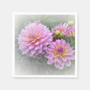 Serviette En Papier Dreamy Dahlias