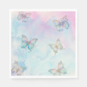 Serviette En Papier Dreamy Enchanted à la rencontre du papillon