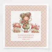 Serviette En Papier Dreamy Fairy Whimsical Floral Birthday Party Napki (Devant)