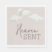 Serviette En Papier Dreamy Genre Neutre Ciel Envoyé Genre Révélation (Devant)