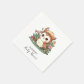 Serviette En Papier Dreamy Joy Owl Baby shower (Coin)