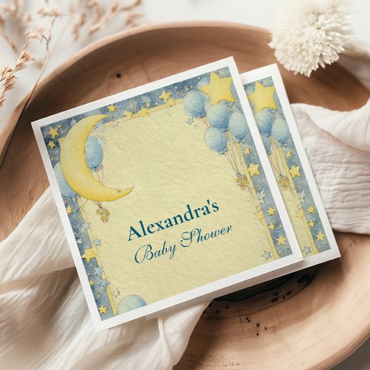 Serviette En Papier Dreamy Night Sky Baby shower