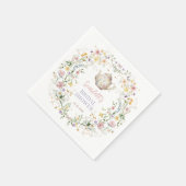 Serviette En Papier Dreamy Pastel Fête des mariées Fleur sauvage Tea P (Coin)