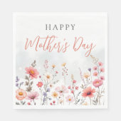 Serviette En Papier Dreamy Spring Blooms Mother's Day Celebration (Devant)