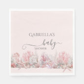 Serviette En Papier Dreamy Under the Sea Baby shower (Devant)