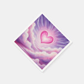 Serviette En Papier DreamyGlowHeart (Coin)