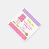 Serviette En Papier Dressing Gown Pajamas et Pancakes Party (Coin)