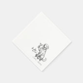 Serviette En Papier Drinks On Me Cute Fun Dog Cocktail Napkins (Coin)