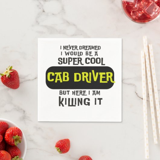Serviette En Papier Driver Super Cool (En situation)