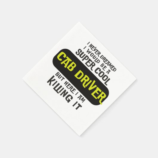 Serviette En Papier Driver Super Cool (Coin)