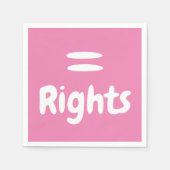 Serviette En Papier Droits égaux (Devant)