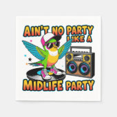 Serviette En Papier Drôle 40+ Anniversaire Papier de fête Napkins (Devant)