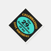 Serviette En Papier Drôle 50e anniversaire Gag cadeau (Coin)