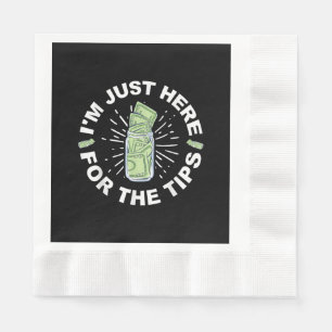 Serviette En Papier Drôle barman juste