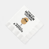 Serviette En Papier Drôle C'est mon costume humain Je suis vraiment un (Coin)