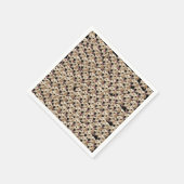 Serviette En Papier Drôle Chien Anniversaire Fête Personnalisé Visage  (Coin)