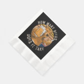 Serviette En Papier Drôle Combien De Bières Prend-Il ? (Coin)