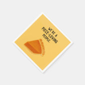 Serviette En Papier Drôle de Thanksgiving (Coin)