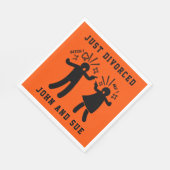 Serviette En Papier Drôle Divorce Sympathy Party (Coin)