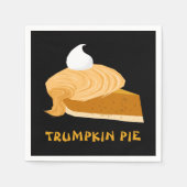 Serviette En Papier Drôle Donald Trump Trumpkin Pie (Devant)
