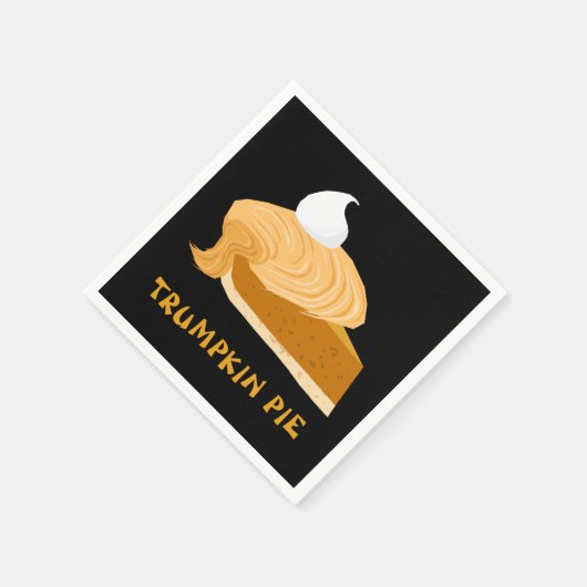 Serviette En Papier Drôle Donald Trump Trumpkin Pie (Coin)