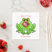 Serviette En Papier Drôle Embrasse Un Toad Thunder_Cove (En situation)