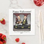 Serviette En Papier Drôle Halloween Humour déjeuner serviettes (En situation)