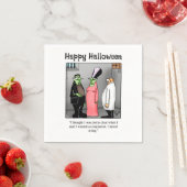 Serviette En Papier Drôle Halloween Humour Party Napkins (En situation)