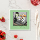 Serviette En Papier Drôle Halloween Party Napkins (En situation)