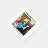 Serviette En Papier Drôle Halloween Party Napkins (Coin)