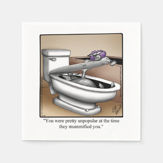 Serviette En Papier Drôle Halloween Party Napkins (Devant)