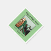 Serviette En Papier Drôle Halloween Party Napkins (Coin)