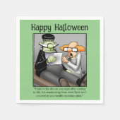 Serviette En Papier Drôle Halloween Party Napkins (Devant)
