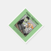 Serviette En Papier Drôle Halloween Party Napkins (Coin)